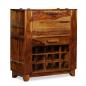 Preview: Barschrank Massivholz 85x40x95 cm