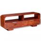 Preview: TV-Schrank Massivholz Palisander 116x30x40 cm