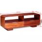 Preview: TV-Schrank Massivholz Palisander 116x30x40 cm