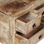 Preview: Couchtisch Raues Mangoholz 70x70x40 cm