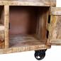 Preview: TV-Schrank Raues Mangoholz 110x30x50 cm