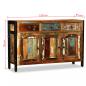 Preview: Sideboard Altholz Massiv 120x35x76 cm