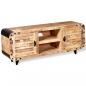 Preview: TV-Schrank Raues Mangoholz 120x30x50 cm