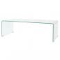 Preview: ARDEBO.de - Couchtisch Hartglas 98x45x30 cm Transparent