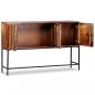 Preview: Sideboard Massivholz Palisander 120x30x80 cm