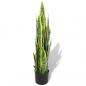 Preview: ARDEBO.de - Künstliche Sansevieria Bogenhanf mit Topf 90 cm Grün