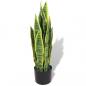 Preview: ARDEBO.de - Künstliche Sansevieria Bogenhanf mit Topf 65 cm Grün