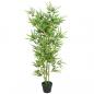 Preview: ARDEBO.de - Künstliche Bambuspflanze mit Topf 120 cm Grün