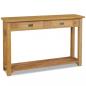 Preview: ARDEBO.de - Konsolentisch Massivholz Teak 120x30x80 cm