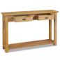 Preview: Konsolentisch Massivholz Teak 120x30x80 cm