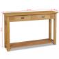 Preview: Konsolentisch Massivholz Teak 120x30x80 cm