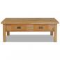 Preview: Couchtisch Massivholz Teak 100x60x35 cm