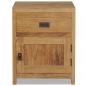 Preview: Nachttisch Massivholz Teak 40x30x50 cm