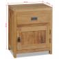 Preview: Nachttisch Massivholz Teak 40x30x50 cm