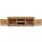 Preview: TV-Schrank Massivholz Teak 120x30x40 cm