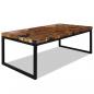 Preview: ARDEBO.de - Couchtisch Teak Harz 110x60x40 cm