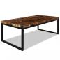 Preview: Couchtisch Teak Harz 110x60x40 cm