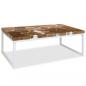 Preview: ARDEBO.de - Couchtisch Teak Harz 110x60x40 cm