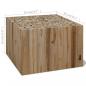 Preview: Couchtisch Teakholz 50x50x35 cm