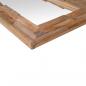 Preview: Dekorativer Spiegel Teak 60 x 60 cm Quadratisch