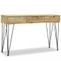 Preview: ARDEBO.de - Konsolentisch 120 x 35 x 76 cm Teak Massiv