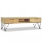 Preview: TV-Schrank 120 x 35 x 35 cm Teak Massiv