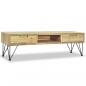 Preview: TV-Schrank 120 x 35 x 35 cm Teak Massiv