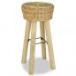 Preview: Barhocker 2 Stk. Natur Rattan