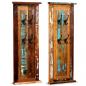 Preview: Wandgarderobe 2 Stk. Altholz Massiv 38x100 cm