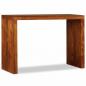 Preview: Konsolentisch Massivholz mit Honigfarbener Politur 110x40x76 cm