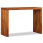 Preview: Konsolentisch Massivholz mit Honigfarbener Politur 110x40x76 cm