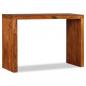 Preview: Konsolentisch Massivholz mit Honigfarbener Politur 110x40x76 cm