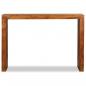 Preview: Konsolentisch Massivholz mit Honigfarbener Politur 110x40x76 cm