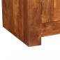 Preview: TV-Schrank Massivholz mit Honigfarbenem Finish 120x30x40 cm