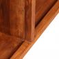 Preview: TV-Schrank Massivholz mit Honigfarbenem Finish 120x30x40 cm