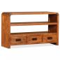 Preview: TV-Schrank Massivholz Akazie 90x30x55 cm