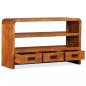 Preview: TV-Schrank Massivholz Akazie 90x30x55 cm