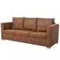 Preview: ARDEBO.de - Sofa 3-Sitzer 191x73x82 cm Wildleder-Optik