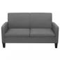 Preview: 2-Sitzersofa 135 x 65 x76 cm Dunkelgrau