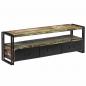 Preview: TV-Schrank Altholz Massiv 120x30x40 cm