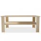 Preview: Couchtisch Holzwerkstoff 100x59x42 cm Eiche