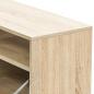 Preview: TV-Schrank Holzwerkstoff 95x35x36 cm Eiche