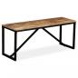 Preview: ARDEBO.de - Sitzbank Massiv-Mangoholz 110 x 35 x 45 cm