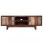 Preview: TV-Schrank Massivholz Akazie Vintage 118x30x40 cm