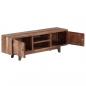 Preview: TV-Schrank Massivholz Akazie Vintage 118x30x40 cm