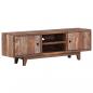 Preview: TV-Schrank Massivholz Akazie Vintage 118x30x40 cm