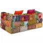 Preview: 2-Sitzer Modularer Pouf Patchwork Stoff