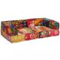 Preview: 2-Sitzer Modularer Pouf Patchwork Stoff 