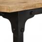 Preview: Schreibtisch mit Klapphocker Mangoholz Massiv 115x50x76 cm