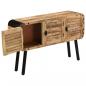 Preview: Sideboard Massivholz Mango 120x30x76 cm